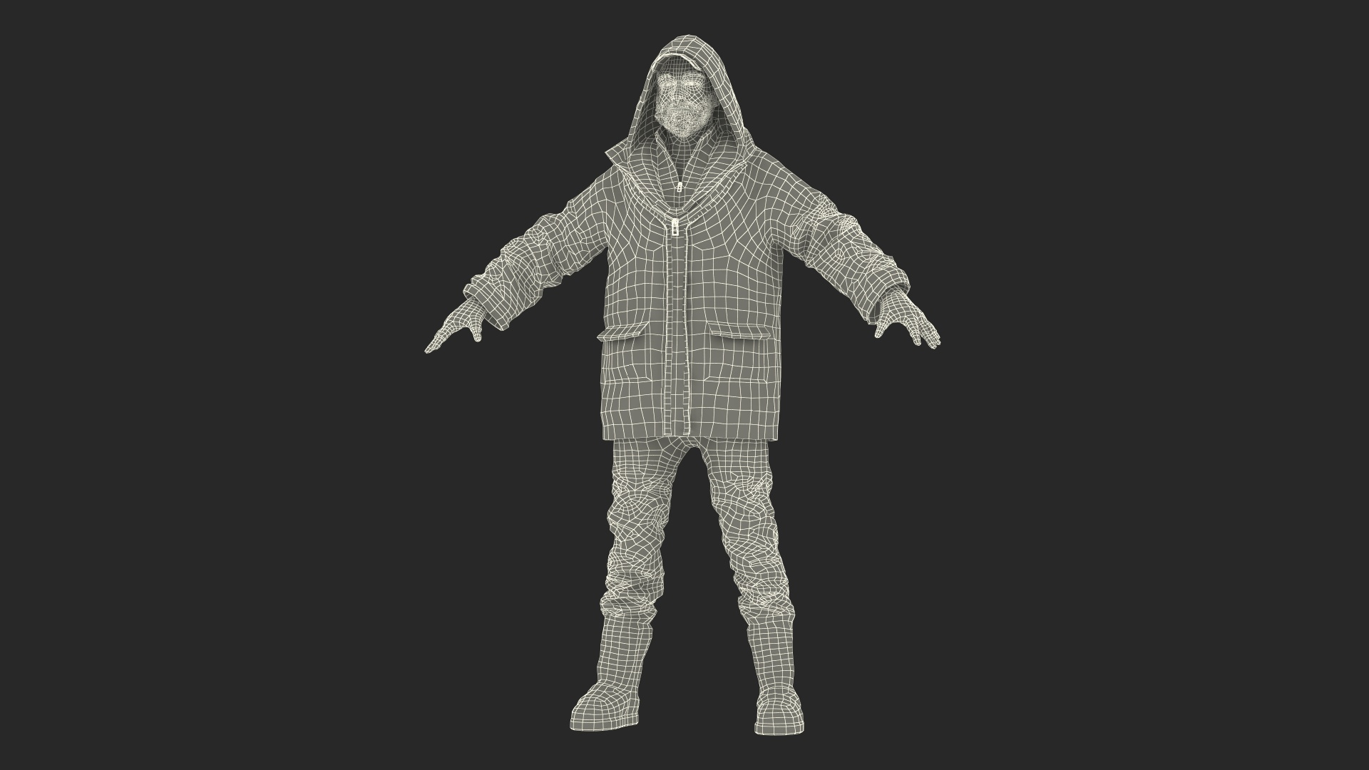 3D Model Homeless Old Man Rigged For Maya - TurboSquid 2302651