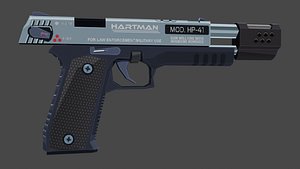 3D pistol hartman model