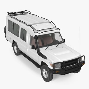 3D Safari Vehicle 4x4 model