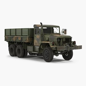 3d military cargo truck m35a2 model