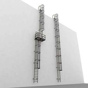 escape stair 3d model