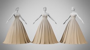 3D Dress 48 Grullo