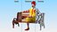 McDonalds Clown Bench Sitting Pose