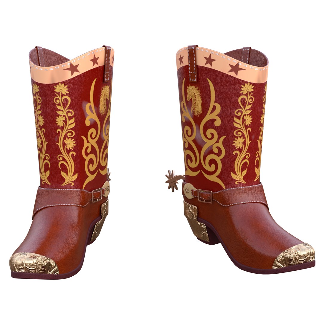 Five Western Cowboy Boots Collection PBR Game Ready 3D Models 3D model https://p.turbosquid.com/ts-thumb/3t/wox8Iu/Bl/image/png/1792185797/1920x1080/fit_q87/eeabfe9064b9c0da64dc8e490a2fd6e174e9c92d/image.jpg