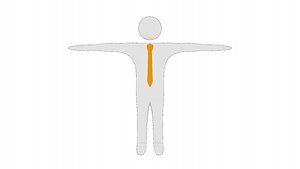white man - generic 3D model