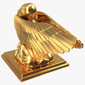 Ark of Covenant Angel Figure 3D model