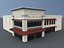 B1 COMPLETE 3 - Retail Building Complete - 3ds max 2010 Mental Ray