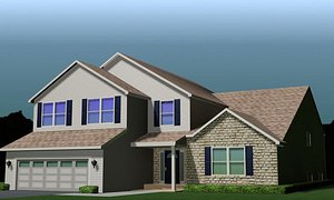 fully house 3d model