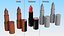 Round Lipsticks 5 Color Open Set