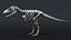 3d model rigged tyrannosaurus rex skeleton bones