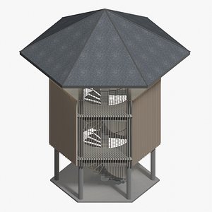3D model Tropical pavilion 26A21