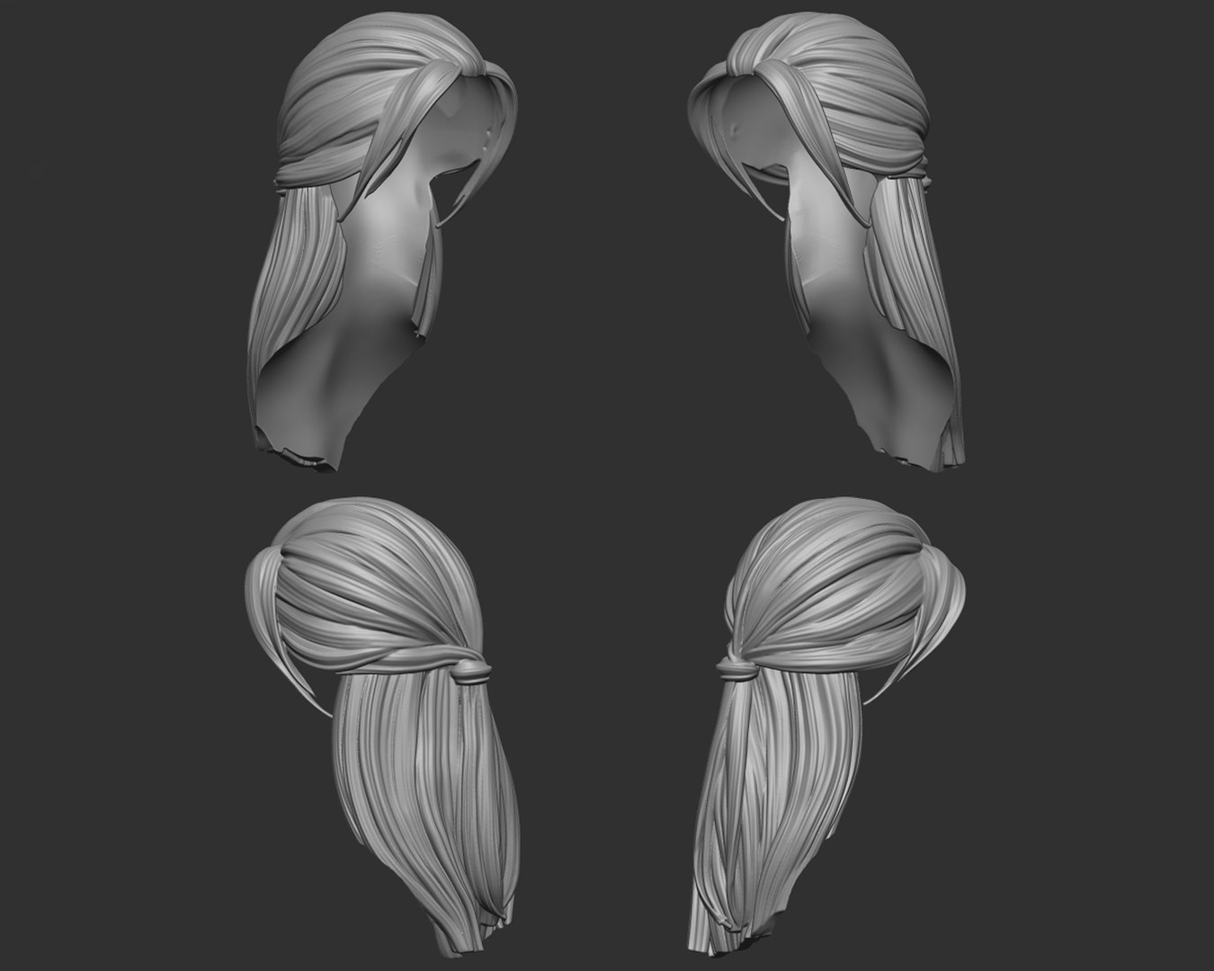 3D model Female Hair - TurboSquid 2034198