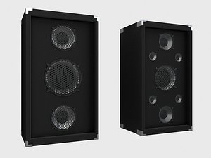 Speaker Low poly