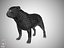 sample english bulldog real-time 3D model