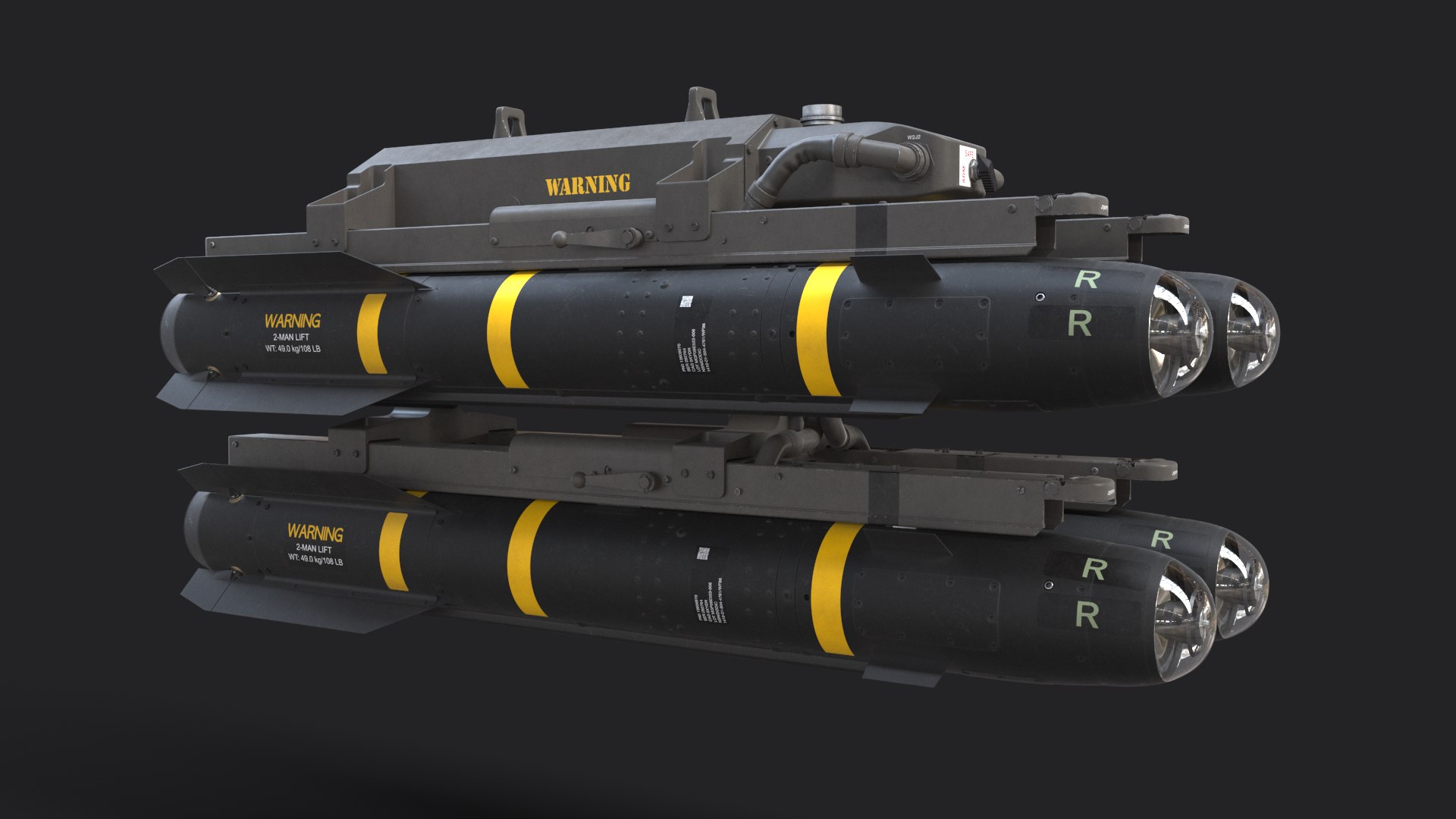 AGM-114R Hellfire with M299 Launcher 3D model https://p.turbosquid.com/ts-thumb/3u/Sz8p2j/Sj/agm114rm299_012/png/1675112059/1920x1080/fit_q87/9c40bae886708ec82d5fd4190d3d145fb795d878/agm114rm299_012.jpg