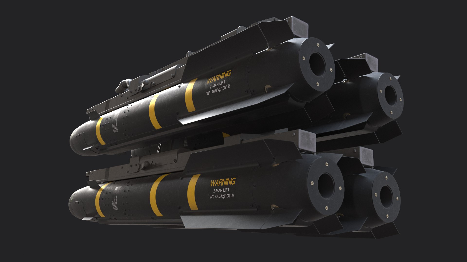 AGM-114R Hellfire with M299 Launcher 3D model https://p.turbosquid.com/ts-thumb/3u/Sz8p2j/i2/agm114rm299_007/png/1675112010/1920x1080/fit_q87/f8152beab3b6a5eef2e4e5492642086791f3c619/agm114rm299_007.jpg
