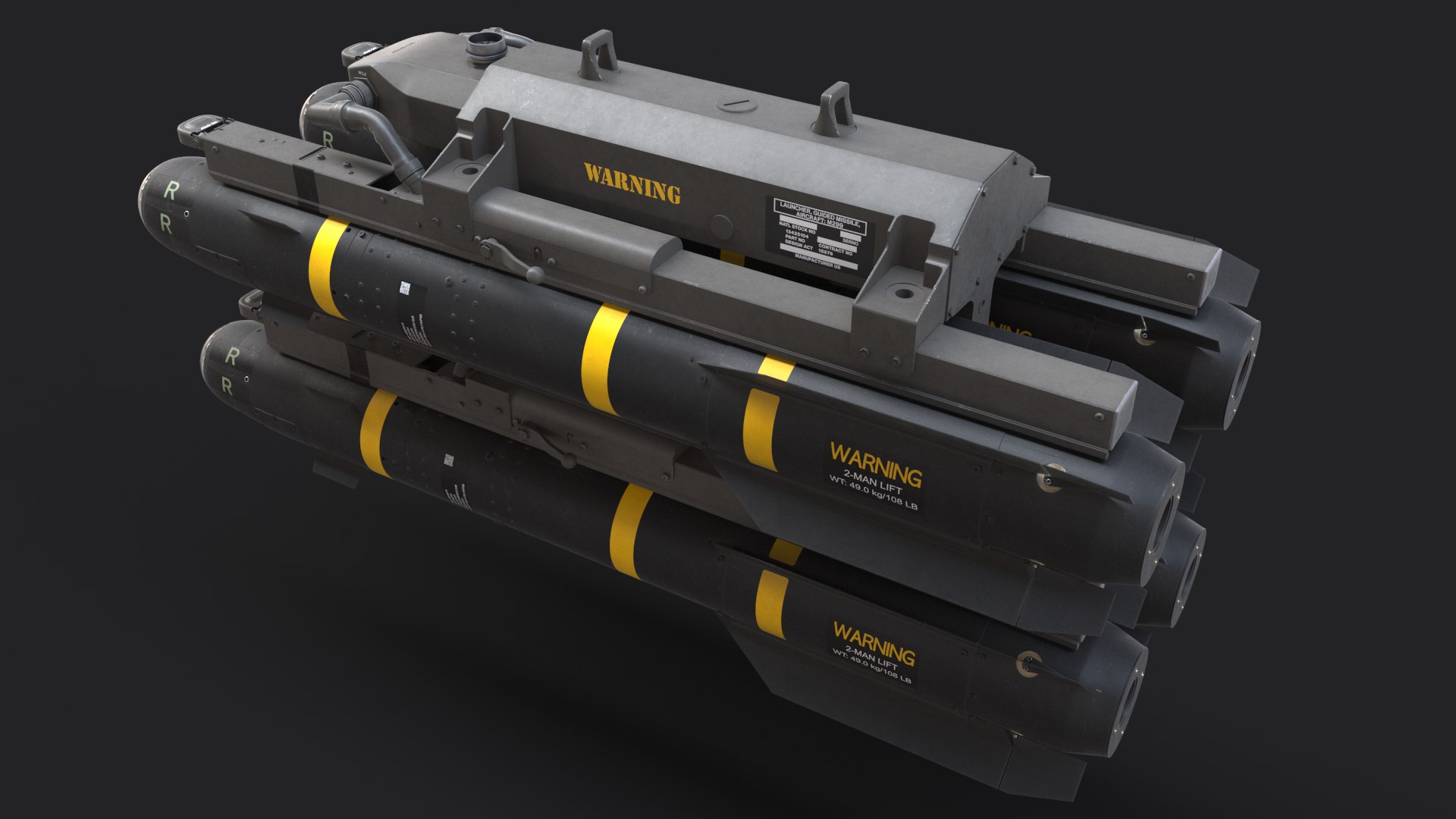 AGM-114R Hellfire with M299 Launcher 3D model https://p.turbosquid.com/ts-thumb/3u/Sz8p2j/wp/agm114rm299_005/png/1675111900/1920x1080/fit_q87/8a848827778ceb0b806cacf668237b9e8a7ba821/agm114rm299_005.jpg