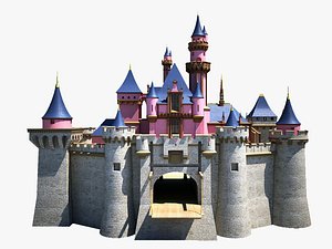 3d fantasy castle model