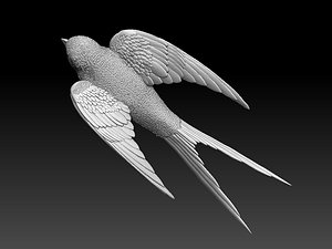 3D model birds art sculptures