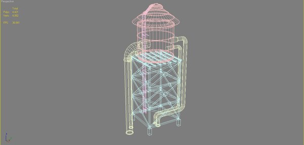3D water tank 1 model - TurboSquid 1412587