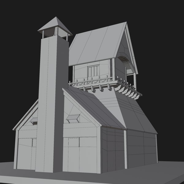 3d Medieval House Base Mesh Model - Turbosquid 1775364