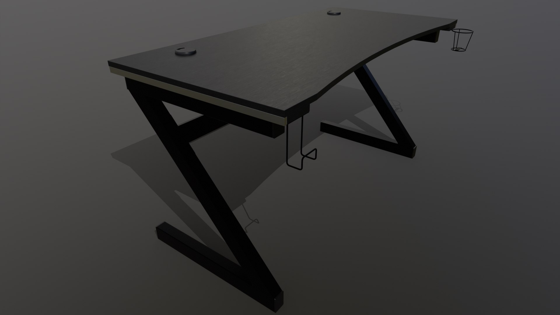 3D Gaming Desk Model TurboSquid 2049705