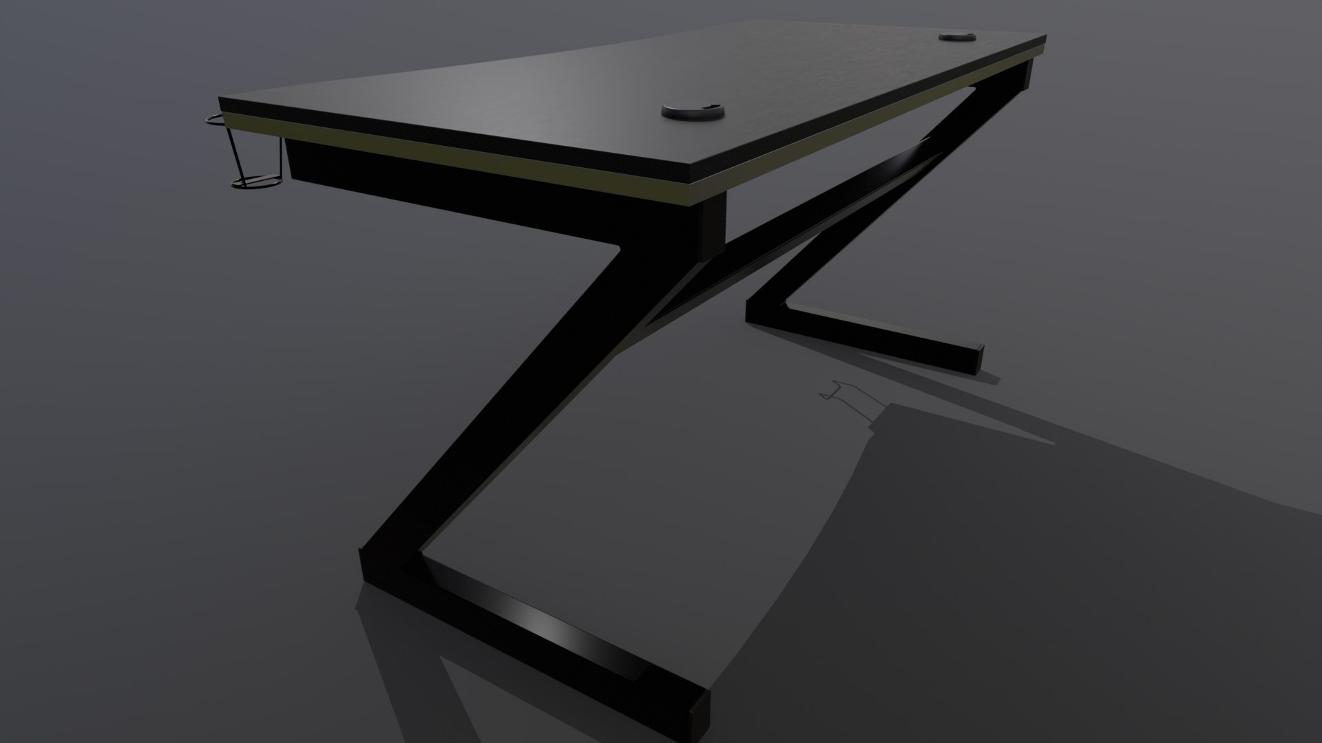 3D Gaming Desk Model - TurboSquid 2049705