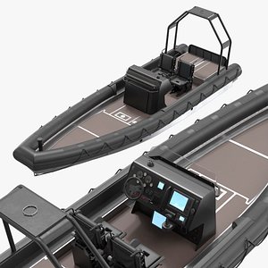 Stealth Inflatable Patrol Boat Black