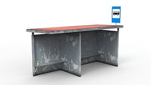 3D Bus stop