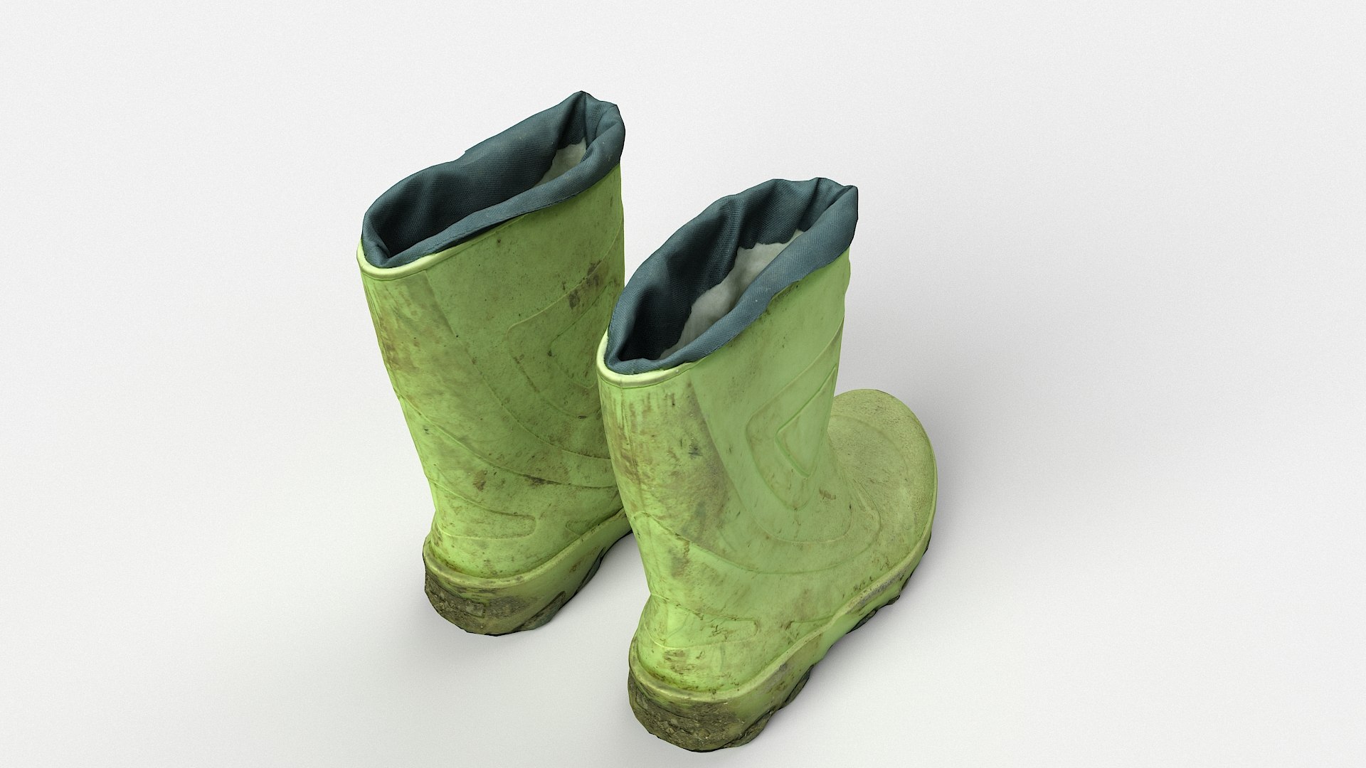Dirty Rubber Boots 3D Model - TurboSquid 1580902