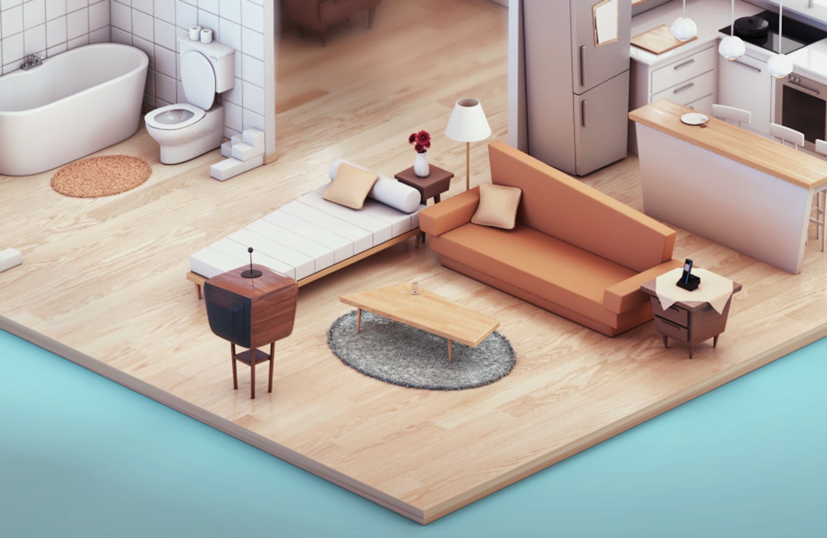 stylized flat model https://p.turbosquid.com/ts-thumb/3u/kOgZJ8/dR4144OB/livingroom/png/1570612679/1920x1080/fit_q87/5d96444e5b56d0ce5db22150b29da8e9dcd936ff/livingroom.jpg