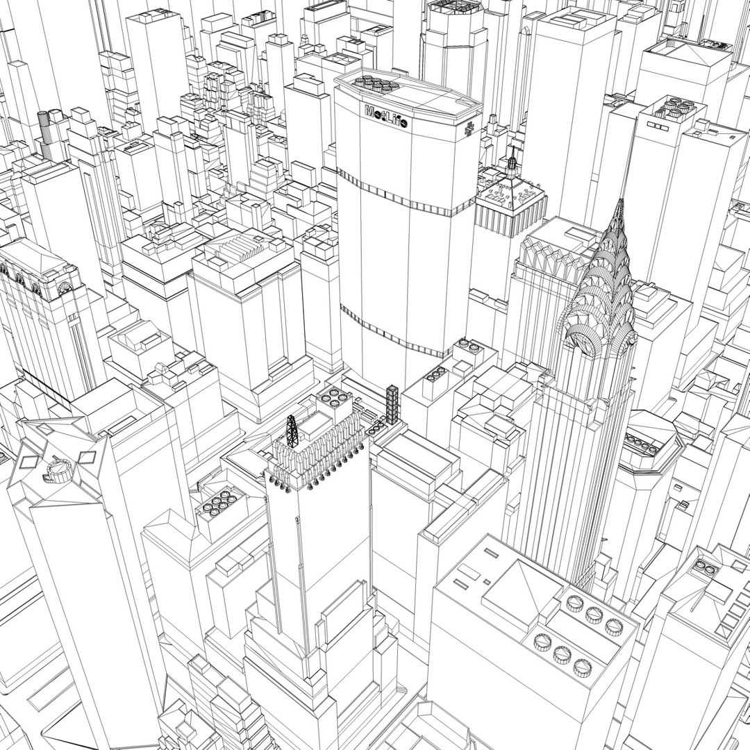New York Manhattan Vol 3d Max