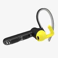 Jabra Steel Industrial Strength Bluetooth Headset 3D Model