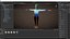 녹색 머리 bueatiful 피트니스 여성 Rigged and Blendshapes VR
