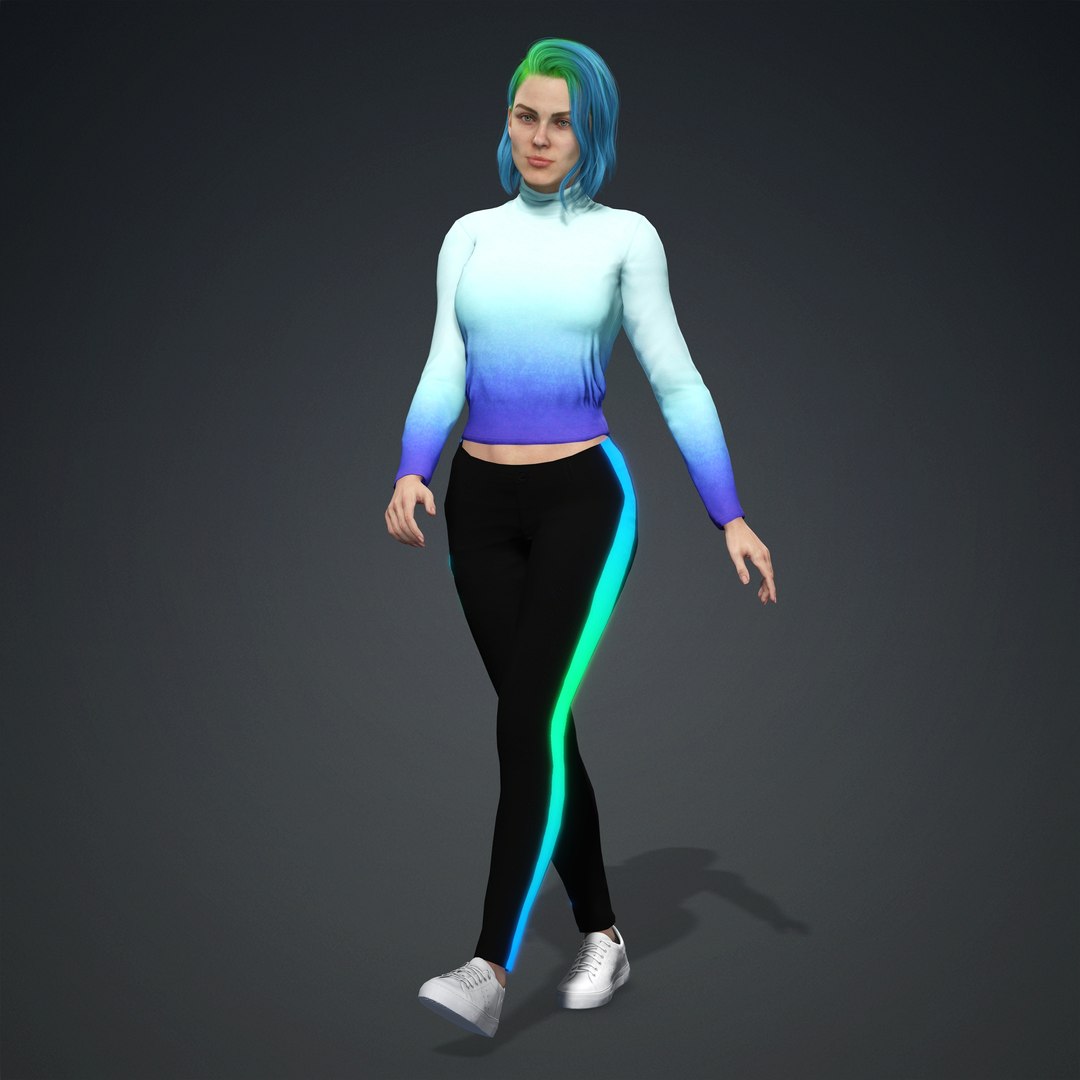 3D Green hair bueatiful fitness woman Rigged and Blendshapes VR model https://p.turbosquid.com/ts-thumb/3u/vklw7d/t5/9/jpg/1694149700/1920x1080/fit_q87/4cabc4b227e94fe624eaf4d39d75ebdcea710114/9.jpg