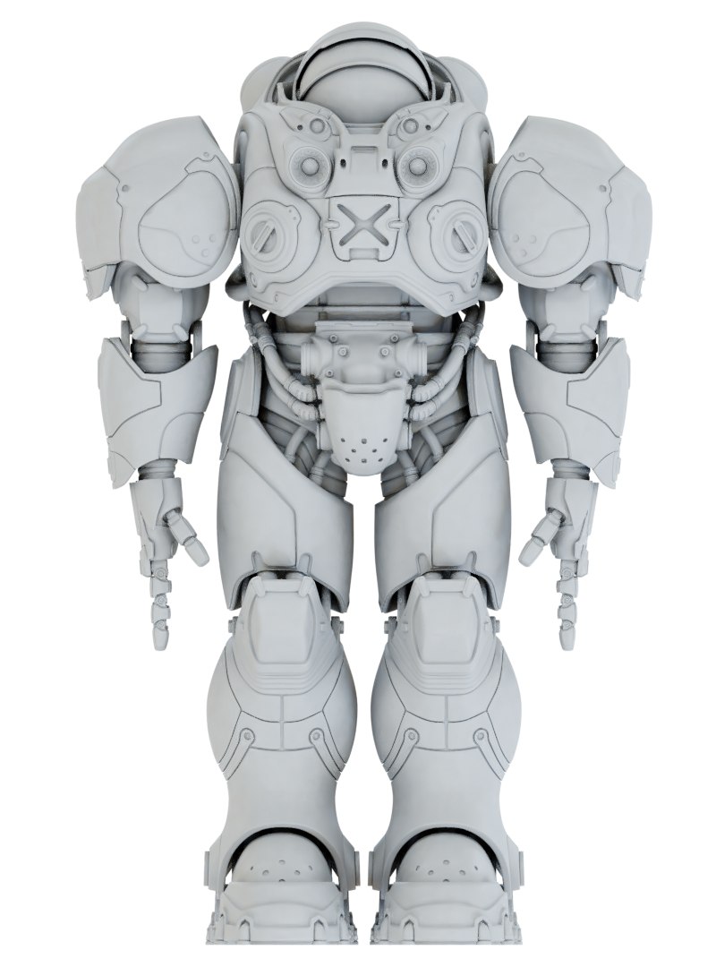 3D Space Armor Model - TurboSquid 1606903