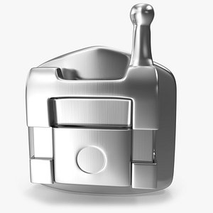 Self Ligating Dental Braces Bracket V07 model