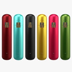 Minimalist Metallic Vape Pens model