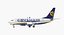 Boeing 737-700 with Interior Ryanair Rigged 3D Model