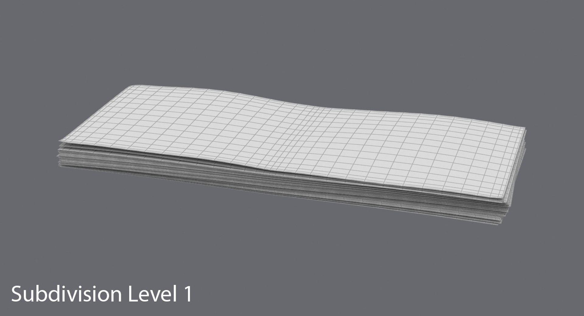 10000 Yen Note Stack 3d Max