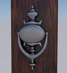 3D door knocker