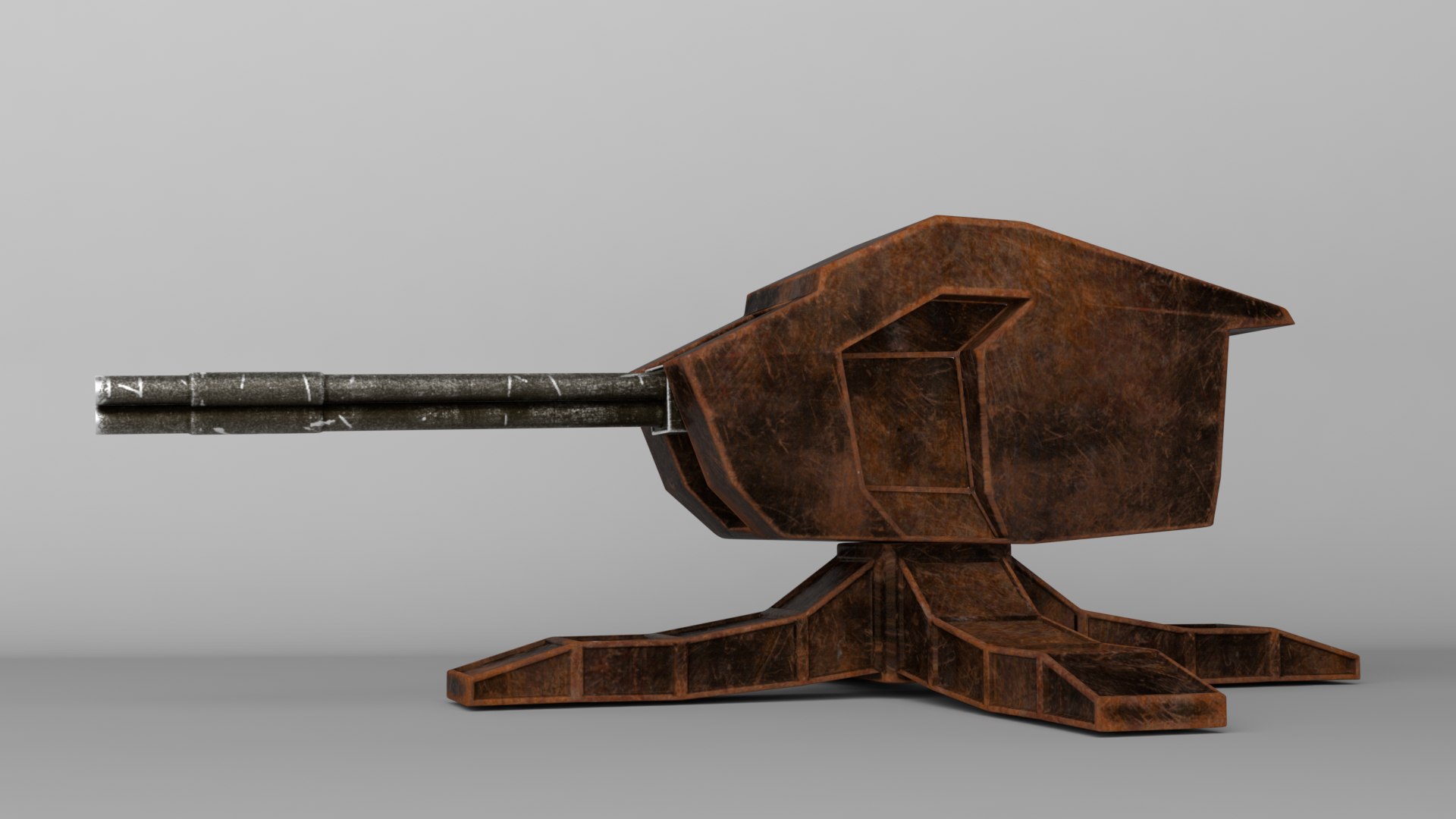 Turret Military Unreal 3D Model - TurboSquid 1381522
