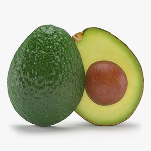 Avocado Cut in Half