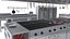 Restaurant Cafe Kitchen Equipment With Utensils 3D model