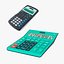 3D Calculators Collection model