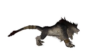 3D Game Ready Wolf Character model