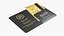 Hotel Key Card Black Open