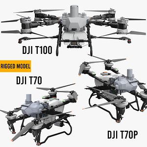3D model DJI Agras Collection 2025
