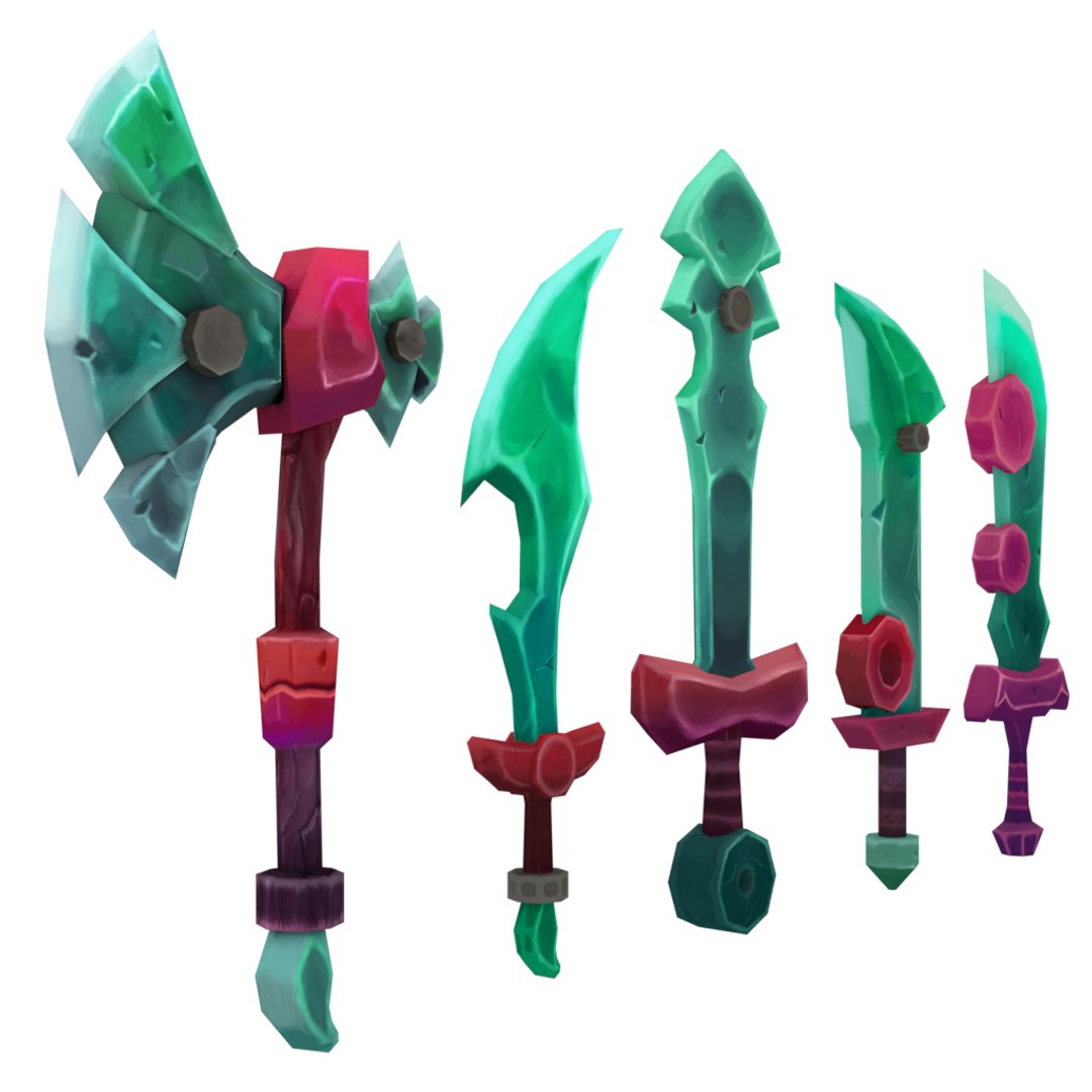 Melee weapons rpg 3D model - TurboSquid 1459257