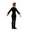 Rigged Cartoon Male in Tuxedo